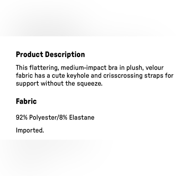 Fabletics Oasis Crushed Velour Twist Sports Bra strawberry red S - Picture 6 of 10